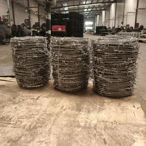 Barbed Wire Price Coil 400M 500M 50kg Barbed Wire Fence for Farm thumbnail-2