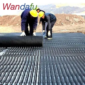 WandafuRolling Drainage Board Garage Roof Can be Used for Roof Garden Waterproof and Hydrophobic Drainage HDPE Convex Height Adjustable Drainage Board thumbnail-5