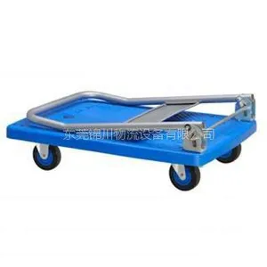 Heavy Duty Folding Hand Truck Trolley Four Wheel Cart Foldable Carters & Trolleys for Carrying Goods thumbnail-1