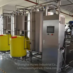 Cip Cleaning System for Food, Medicine, Fruit Juice, Beer, Beverages and Dairy Products Pipeline Cleaning, Acid-base and Hot Water Tanks thumbnail-1