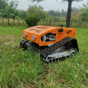 Vigorun Tech VTC550 Industrial Cordless Brushless Remote Control Crawler Weed Mower Single Cylinder Adjustable 10~100mm thumbnail-1
