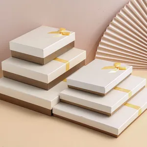Rectangle Rigid Paper Gift Box With Lid thumbnail-2