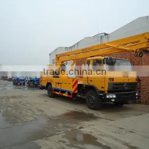 Factory Supply Dongfeng Hydraulic Lift Platform Truck 145 Truck Mounted Platform in Peru thumbnail-6