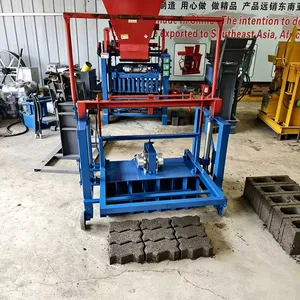 Coment Block Forming Machine 220V/Diesel Hollow Brick Making Machine Hand-propelled thumbnail-3