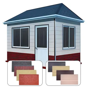 Modern Metal Carved PU Sandwich Siding Lightweight Exterior Wall Application for Prefab Houses Hotels Villas and Outdoor Use thumbnail-6