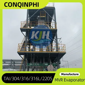 Chemical Plant Wastewater Treatment MVR Evaporator for High Salinity Brine Concentration thumbnail-1