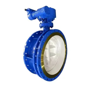 Manufacturer Direct Sales Flange Telescopic Butterfly Valve Soft Seal Butterfly Valve thumbnail-1