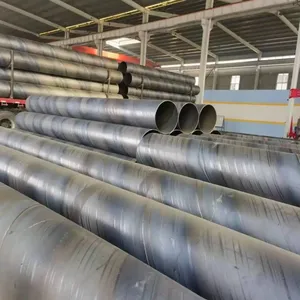 Best Seller SSAW LSAW Corrugated Spiral Welded Steel Pipe for Construction Building Materials thumbnail-3