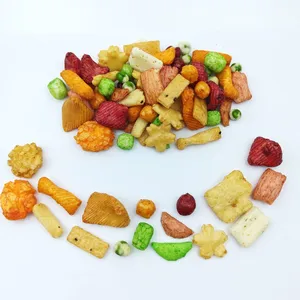 Wholesale Multicolor Mixed Rice Snacks Baked & Fried Assorted Arare Senbei for Private Label OEM Service thumbnail-1