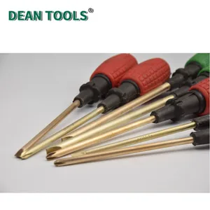 Non Sparking Slotted ScrewdriverCopper Alloy ScrewdriverIndustrial Maintenance ToolsExplosion Proof Screwdriver thumbnail-2