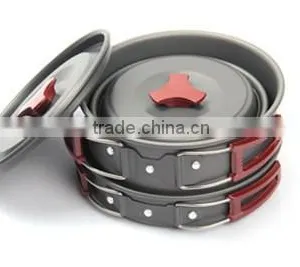 2~3persons Outdoor Portable Cookware Camping Aluminum Alloy PY71003 thumbnail-2