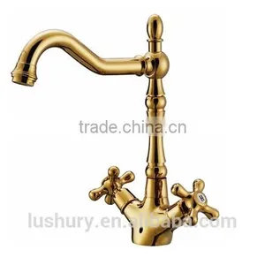 Brass Mixed Gold Plated Faucet thumbnail-1