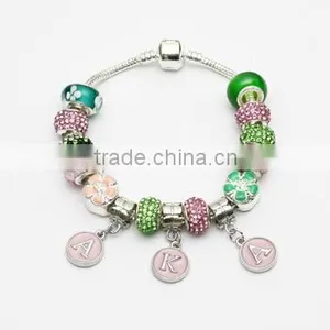 Alpha Kappaa Alpha Wholse Alloy AKA Letters Sorority Bangle for Sister and Lady Greek Custom Bracelet thumbnail-1