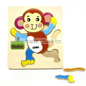 Hot Sale Children Wooden Games Puzzle Jigsaw thumbnail-1