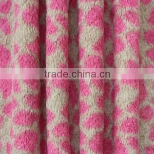 Pink Leopard Mink Coats Plush Fleece Fabric thumbnail-1