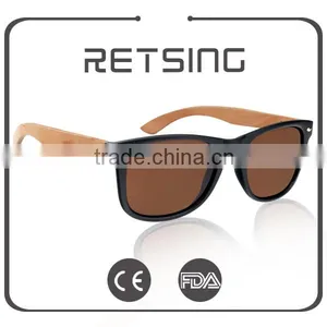 Custom Wood Sunglasses Customized Glasses Wooden Bamboo Logo CE FDA Quality Choice Supplier's Choice thumbnail-5