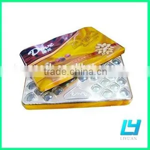 Golden Decorative Chocolate Tin Box thumbnail-1