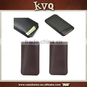 Dark Brown Leather Cover for Samsung Galaxy J5 , Suit for Sony Xperia Z5 Compact and Cover for Iphone 5E thumbnail-1