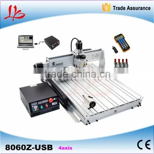 LY 8060 4axis CNC Router Machine 2.2KW USB Port Wth Mach3 Handwheel thumbnail-1