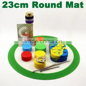 Anti Slip Non Stick Dab Wax Mats Slick Pad Bho Custom Silicone Mat Silicone Rubber Concentrate Extractor Vaping Mats thumbnail-1