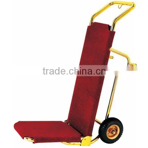 Hotel Luggage Handcart With Red Carpet thumbnail-2
