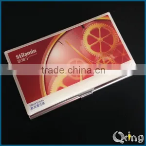 Stainless Steel Name Card Case With Epoxy Logo thumbnail-3