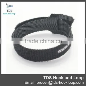 Multi Purpose Nylon Printing Logo Hook and Loop Wire Cable Tie thumbnail-6