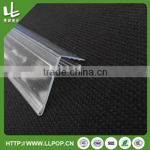 Transparent Molded Advising Label Holder Strip thumbnail-1