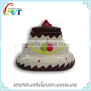 Cake Shape Ceramic Jelly Jar thumbnail-1