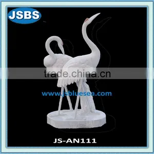 Natural White Marble Birds Statue thumbnail-1