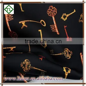 75D Polyester Sunflower Printed Interlock Knitting Fabric thumbnail-2