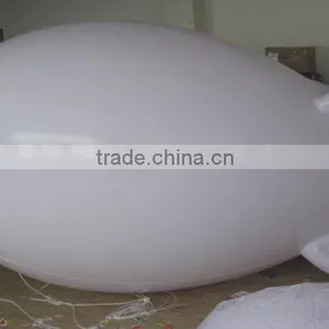 Large White PVC Inflatable Balloon Helium Blimp thumbnail-3