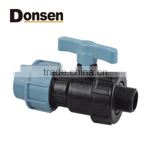 2014 Single Union Ball Valve PN16(male Thread and ST) PP FITTING thumbnail-1