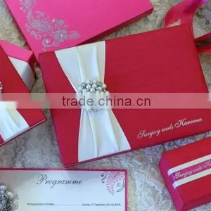 Pink Silk Invitation Box thumbnail-1