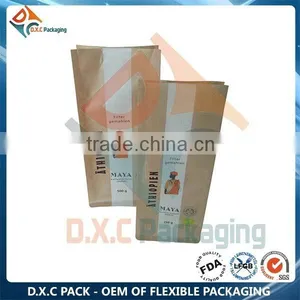 Kraft Paper Clear Window Rice Packing Bag thumbnail-5