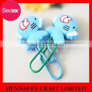 High Quanlity Soft Rubber Custom Shaped Paper Clip thumbnail-3