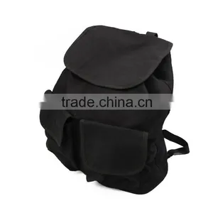 Fashion Canvas Polyester Travel Backpack Bags With Drawstring Closure thumbnail-4