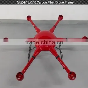 OEM Industry Grade Carbon Fiber Hexacopter Drone Frame for Long Distance Uav With Uav Agricultural Helicopter thumbnail-1