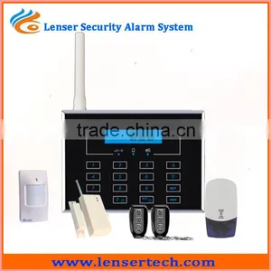 Best Wireless GSM PSTN Dual Network Touchpad LCD Intelligent Alarm System thumbnail-1