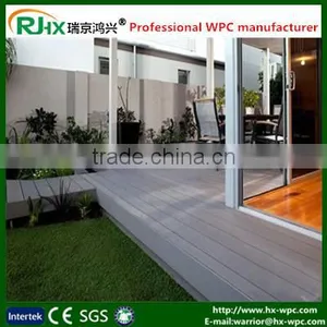 Grooved Deck Board for Black Plastic Composite Deck Board With High Quality Plastic Composite Decking Floor thumbnail-1