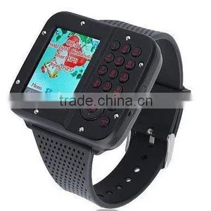 2 Sim Wrist Phone AK10 Watch Phone With Camera thumbnail-1