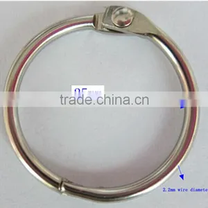 27mm Metal Loose Leaf Binder Book Rings With Round Shape For Wholesale With Cheap Price thumbnail-1