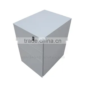 3 Drawer Steel Mobile Pedestal File Cabinet thumbnail-1