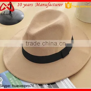 100% Australian Wool Felt Floppy Fedora Hats, Wide Brim Fedora Hats Winter Cowboy Style Hat thumbnail-2