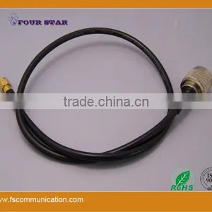 RG58 Cable Assembly SMA RP-male Crimp to N Male Crimp Connetcors thumbnail-2