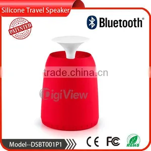 Unique Silicone Portable Bluetooth Speaker for All Smart Phones With Line In Function thumbnail-1