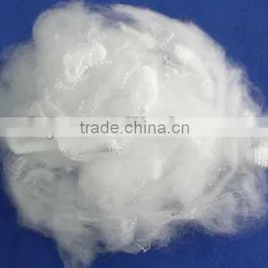 POLYESTER STAPLE FIBER 1.2DX32MM SEMI DULL RAW WHITE thumbnail-1