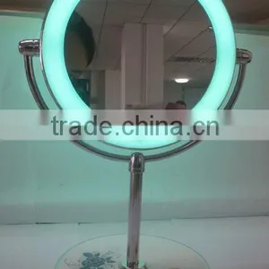 Single Side Touch Sensor Lighted Hollywood Makeup Mirror thumbnail-4