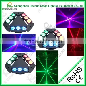 LED 3*3 Spider Light 8pcs*10w RGBW 4IN1 Charming Stage /party/club/party/christmas/house Decor Concert dj Moving Head Light thumbnail-4