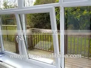 Cheap Single Clear Glass PVC/UPVC Tilt&turn Home Windows,white Tilt&turn Windows,PVC/UPVC Windows and Doors thumbnail-1